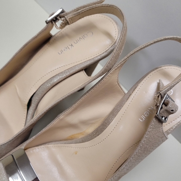 Calvin Klein Lizabeth Slingback Heels - Picture 4 of 16